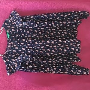 NWT Dip Floral Longsleeve Top
